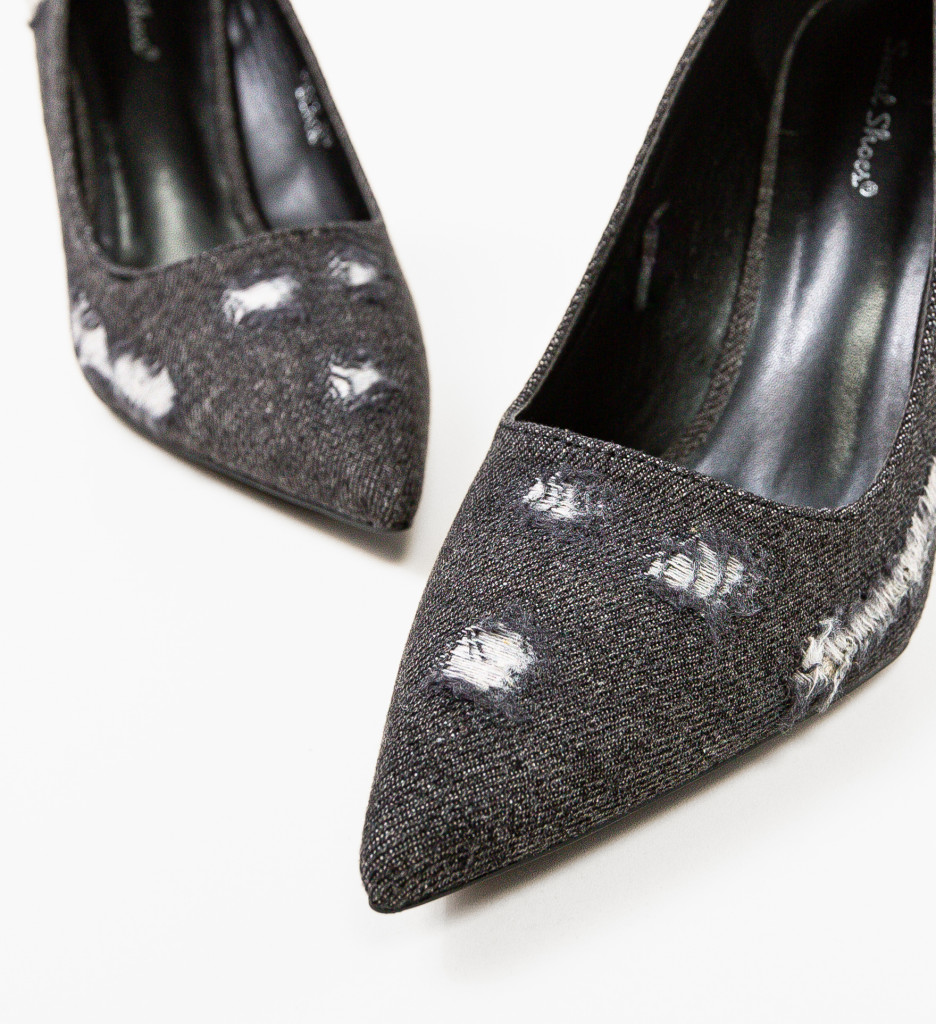 Pantofi dama Jord Negri cu toc elegant - imagine 7