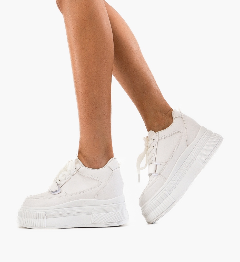 Sneakers Dama Selby Albi - Confort și Stil - imagine 2