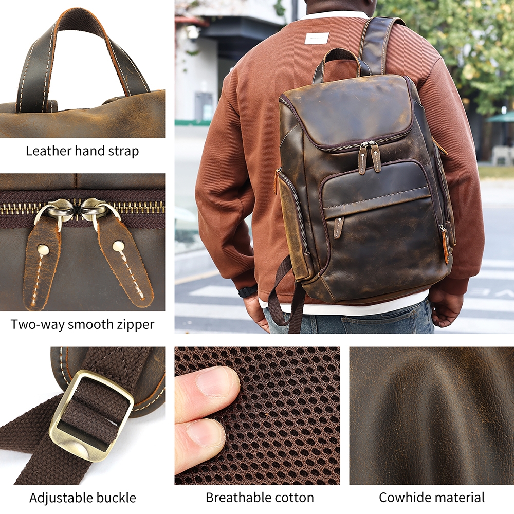 Rucsac Barbati Delis Velian GT3328 Piele - imagine 6