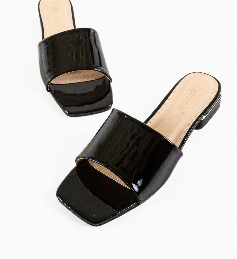 Saboti Dama Badulf Negri | Eleganță și Confort - imagine 5