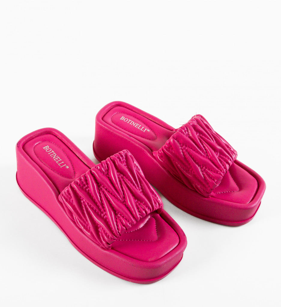 Papuci dama Torne Fuchsia - Confort și Stil - imagine 2