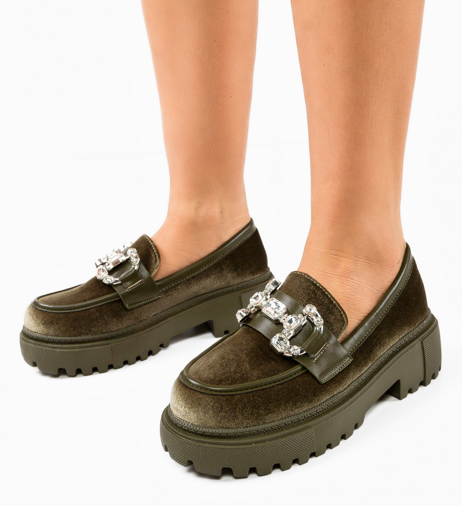 Pantofi Casual Adkins Verzi - Confort și Stil - imagine 3