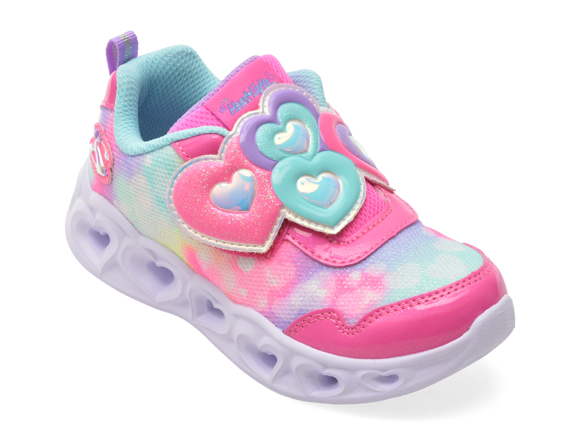 Pantofi Skechers Heart Lights - Confort și Stil pentru Fetite - imagine 2