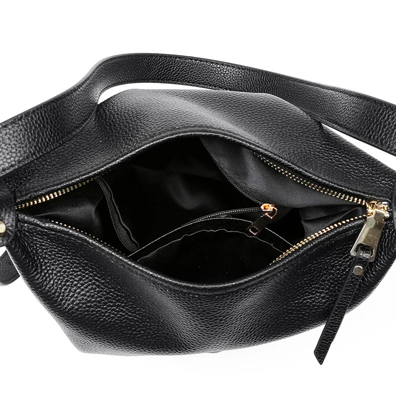 Geanta Lucasta GT2776 Delis Piele Naturala Neagra - imagine 5
