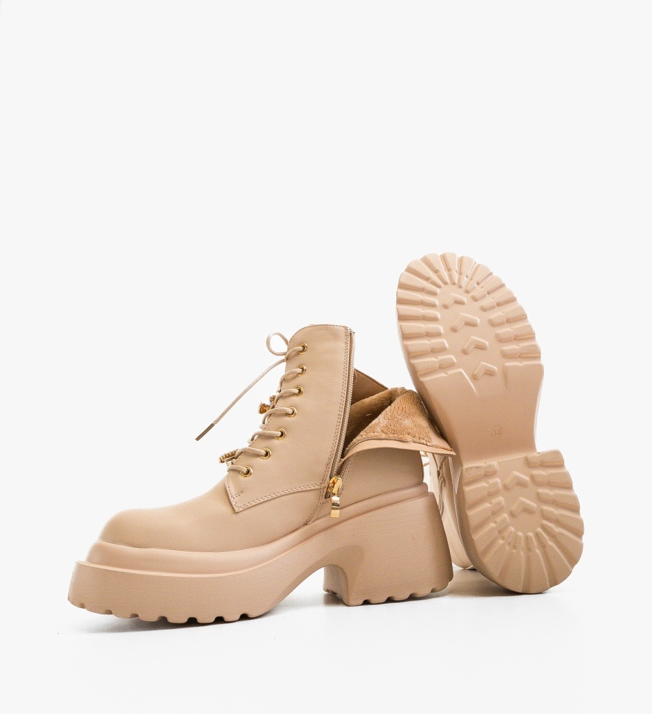 Ghete Dama Bej Elegante - Comfort și Stil - imagine 6