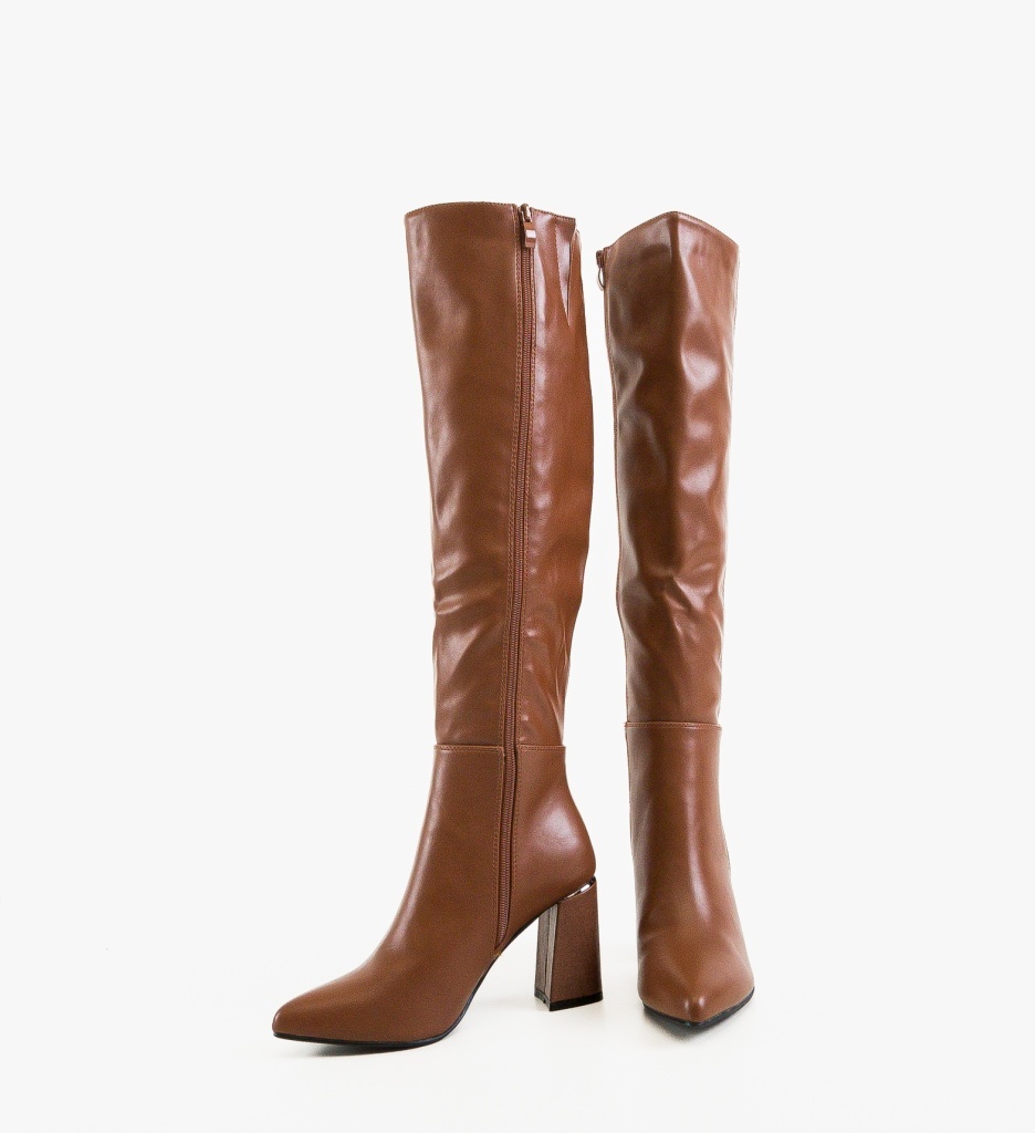 Cizme Dama Tynber Camel - Eleganță și Stil - imagine 3