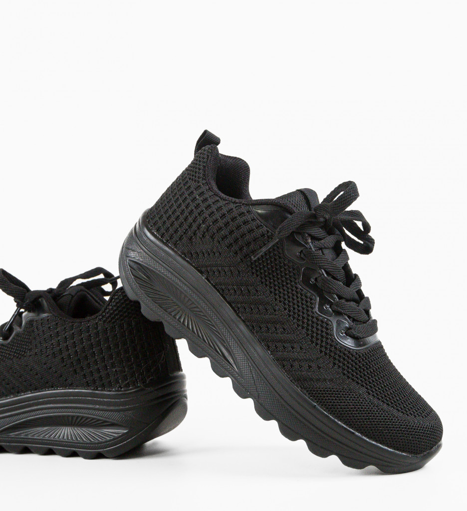 Sneakers Dama Regis Negri | Confort și Stil - imagine 12