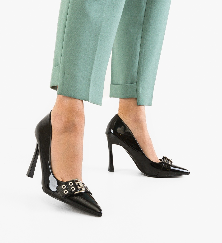 Pantofi Stiletto Hafsa Negri - Eleganță și Stil - imagine 2