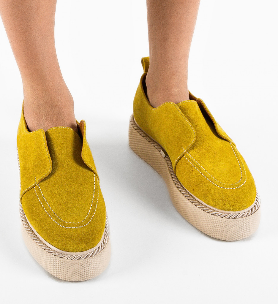 Pantofi Casual Galbeni – Stil Unic și Confort