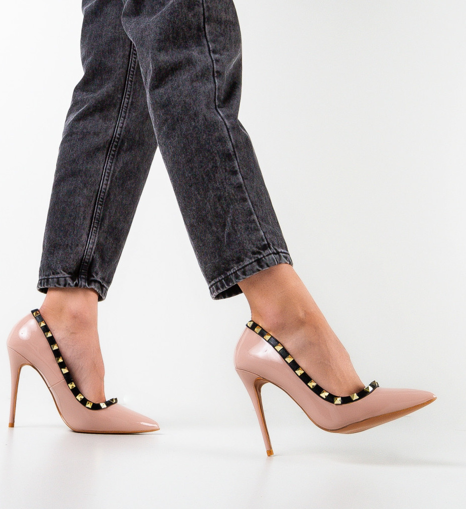 Pantofi Luvea Nude - Eleganță și Stil - imagine 2