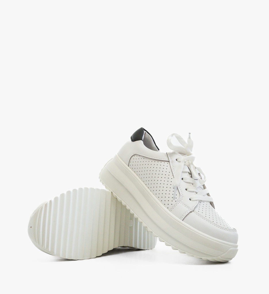 Pantofi Casual Cazmi Albi – Confort & Stil - imagine 5