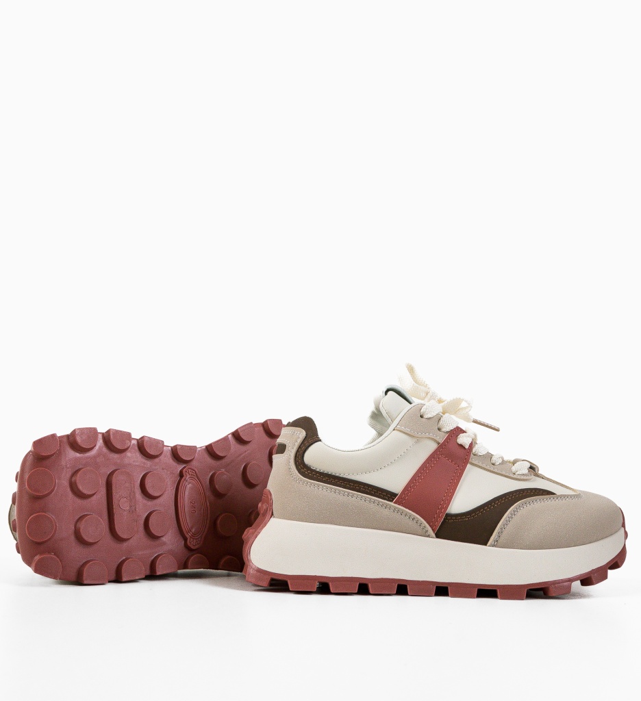 Sneakers Dama Shon Roz - Confort și Stil Urban - imagine 5