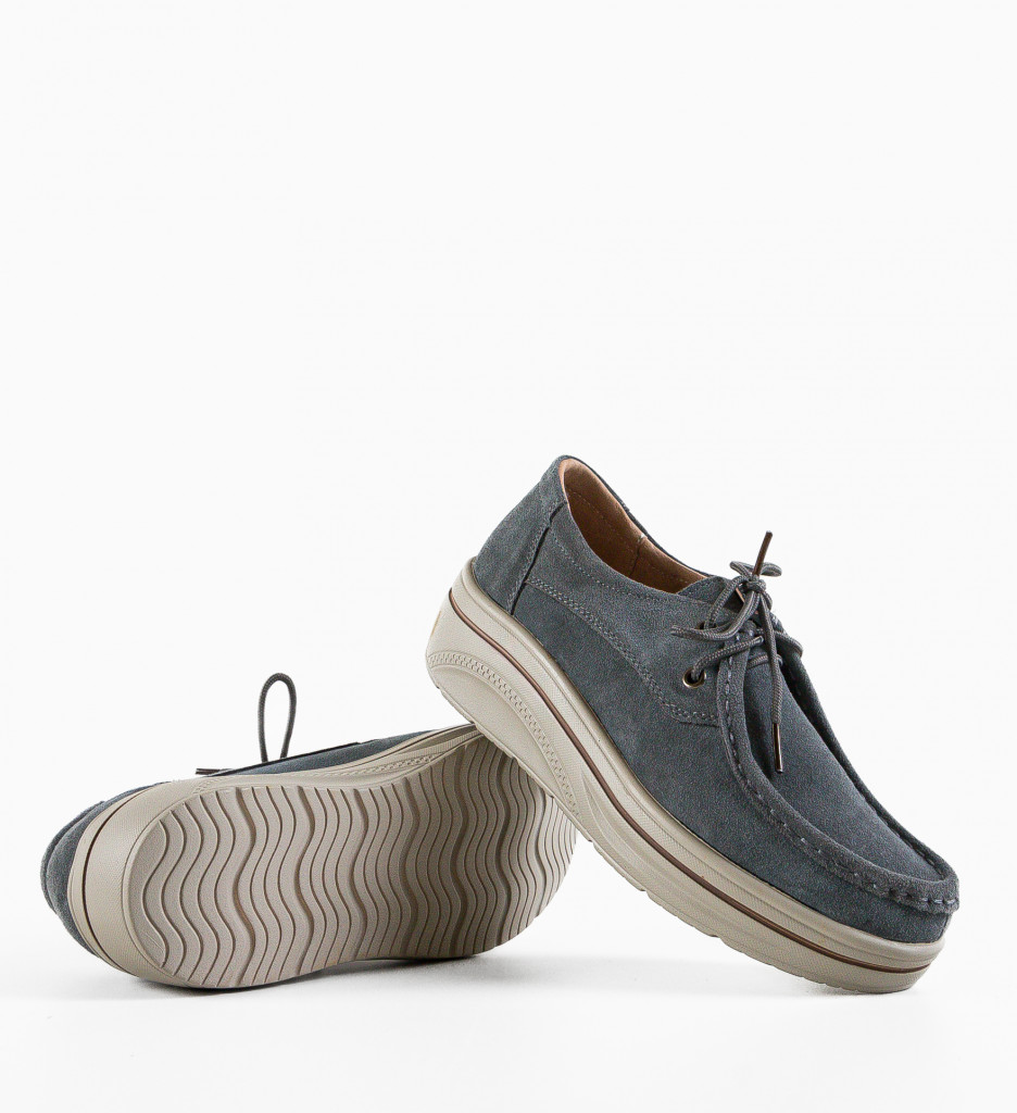 Pantofi Casual Auron Gri - Confort și Stil - imagine 7