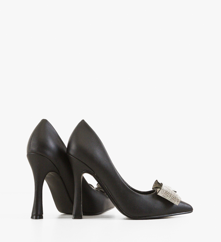 Pantofi Stiletto Bradle Negri | Eleganță și Stil - imagine 4