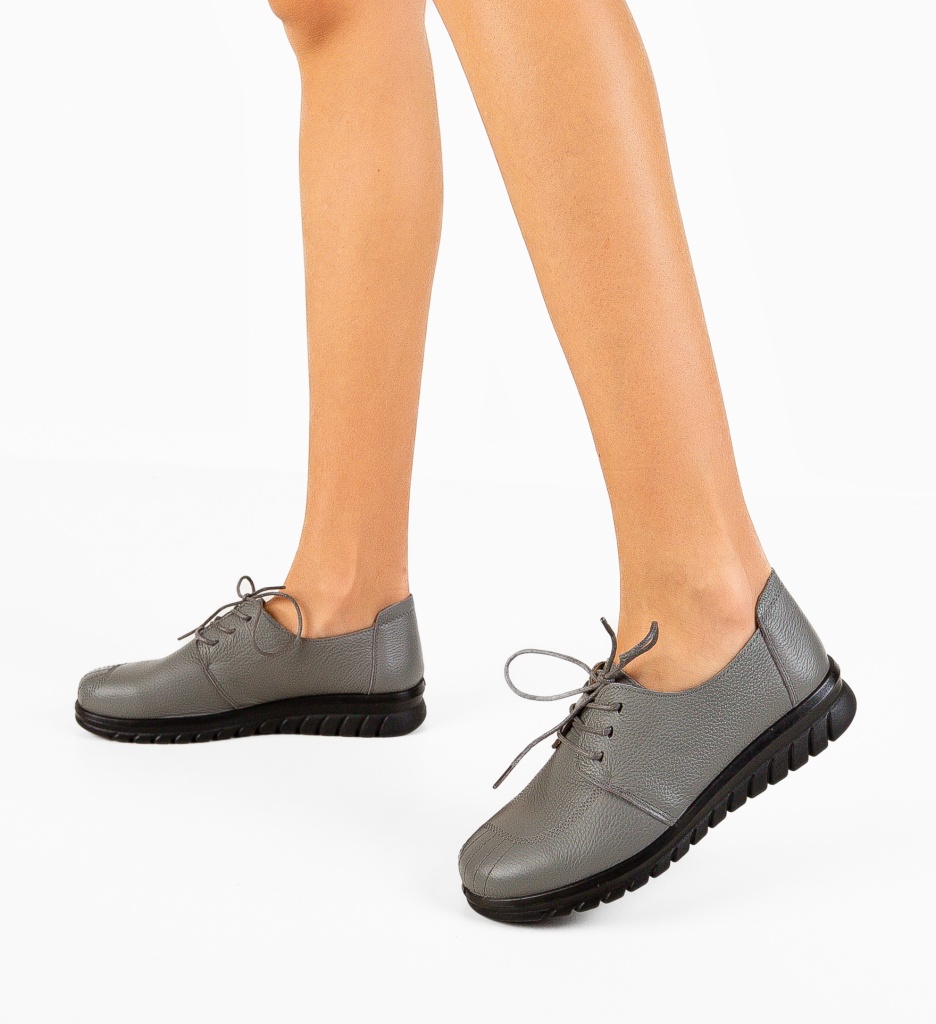 Pantofi Casual Leonates Gri | Stil și Confort