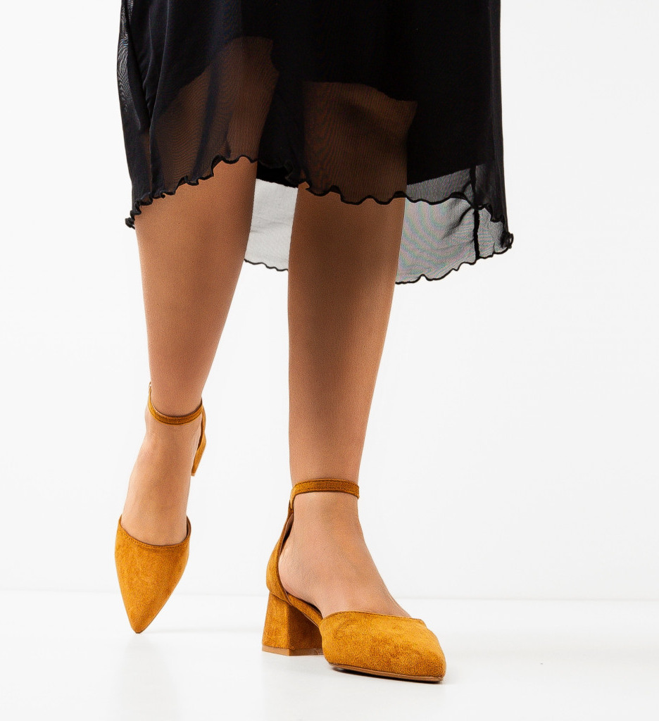 Pantofi Elva Camel | Eleganți și Versatili - imagine 2