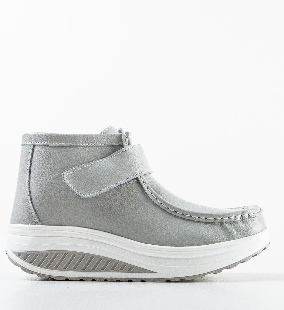 Pantofi Casual Misha Gri - Confort și Stil - imagine 4