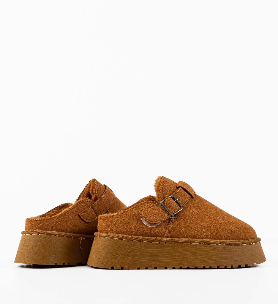 Papuci Ug Byrky Camel - Confort Termic - imagine 5