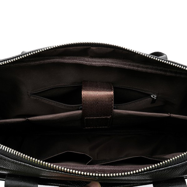 Servieta Barbati Fay GT1055 Piele Naturala Cafea - imagine 6