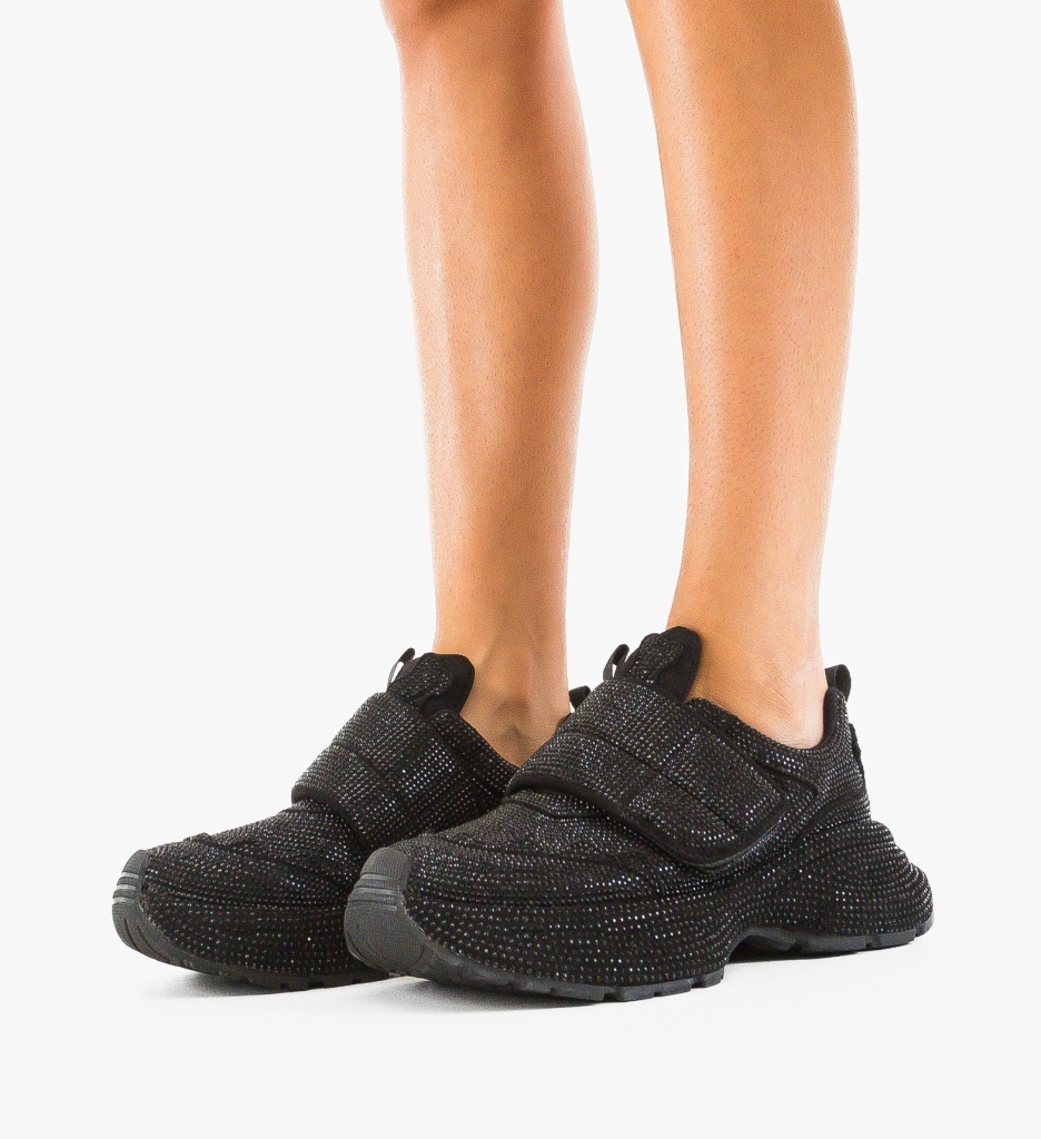 Sneakers Dama Tanba Negre - Confort și Stil Urban - imagine 4
