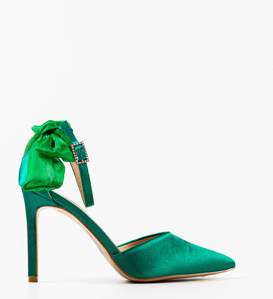 Pantofi Warren Dama Verzi | Stil și Eleganță - imagine 4