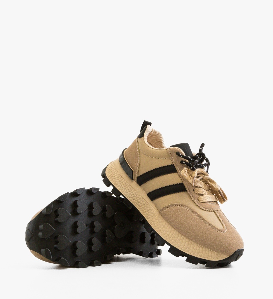 Sneakers Dama Kilua Bej | Confort Sport - imagine 3