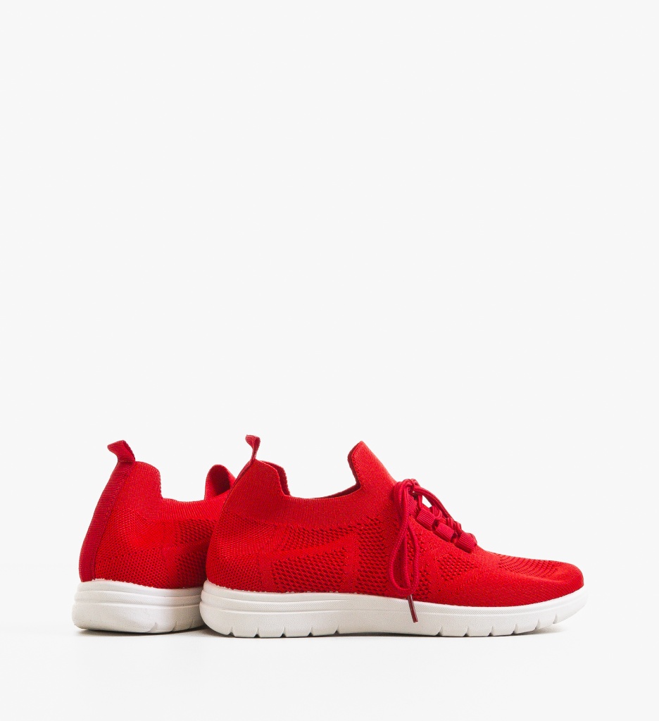 Sneakers Dama Hildred Rosii | Stil & Confort - imagine 3