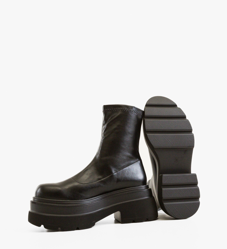 Ghete Dama Thaleia Negre - Eleganță și Confort - imagine 3