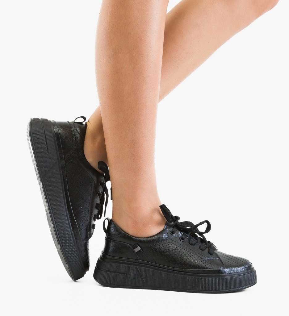 Pantofi Casual Papaye Negri | Confort și Stil Zilnic