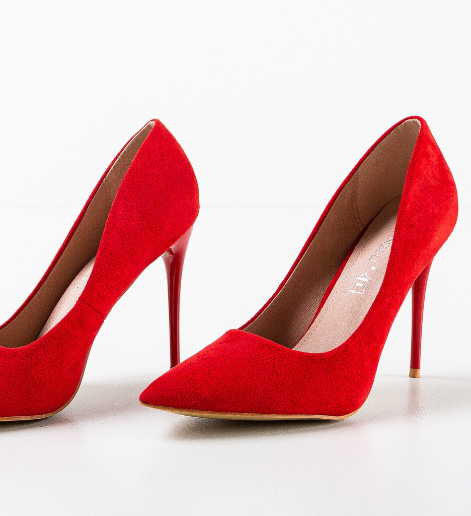 Pantofi Spiro Rosii | Eleganță și Stil - imagine 5