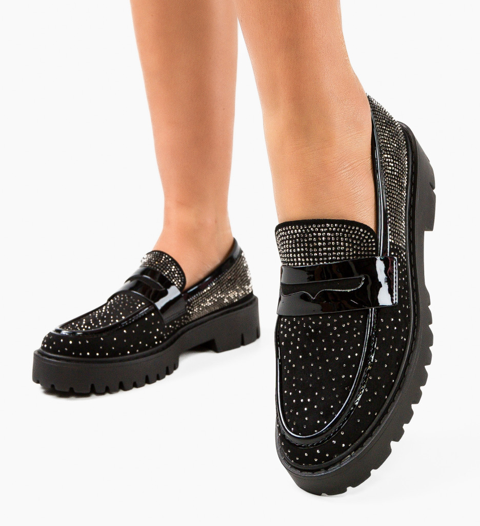 Pantofi Casual Kareem Negri - Confort și Eleganță