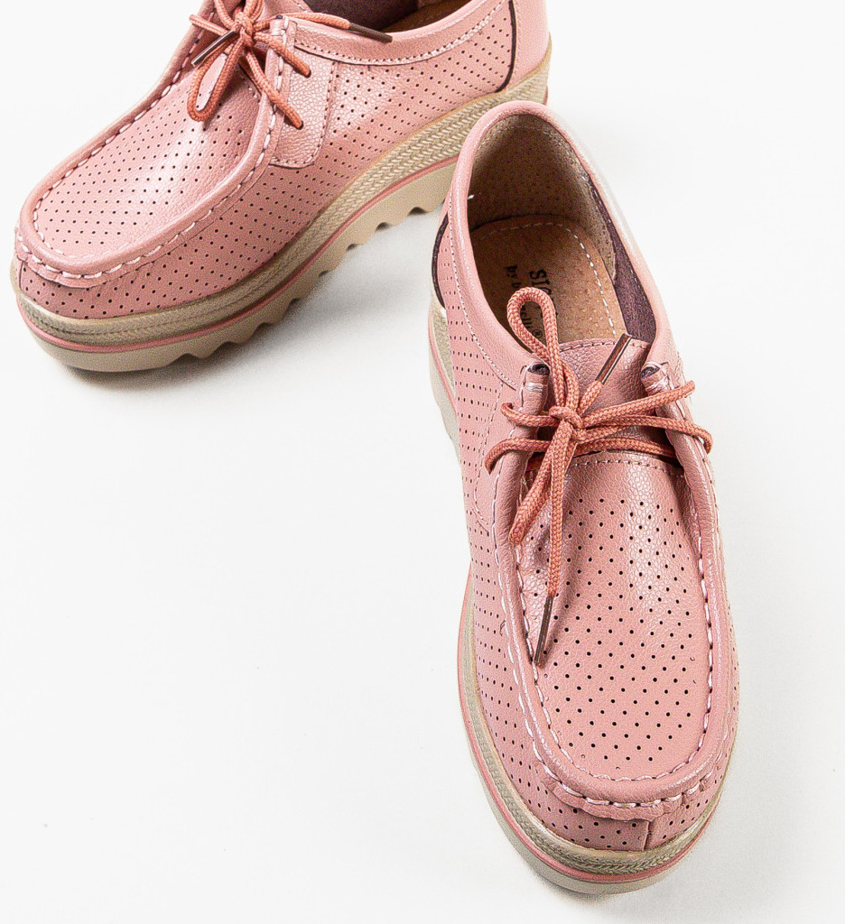 Pantofi Casual Dama Roz - Confort și Stil - imagine 5