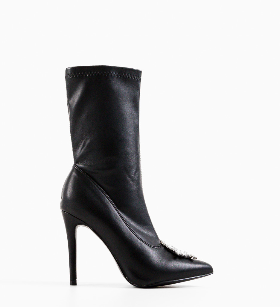 Botine Cooke Negre 2 | Eleganță Asigurată - imagine 5