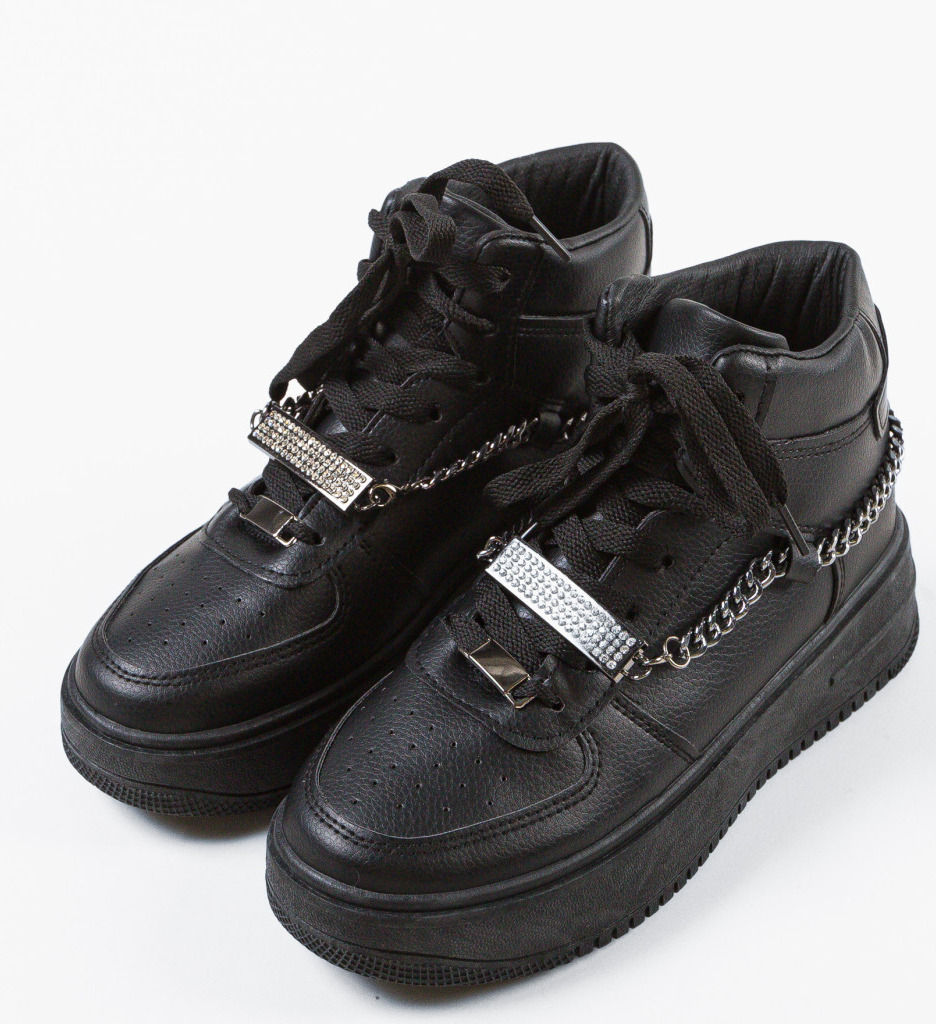 Pantofi Sport Lewys Negri | Confort & Stil
