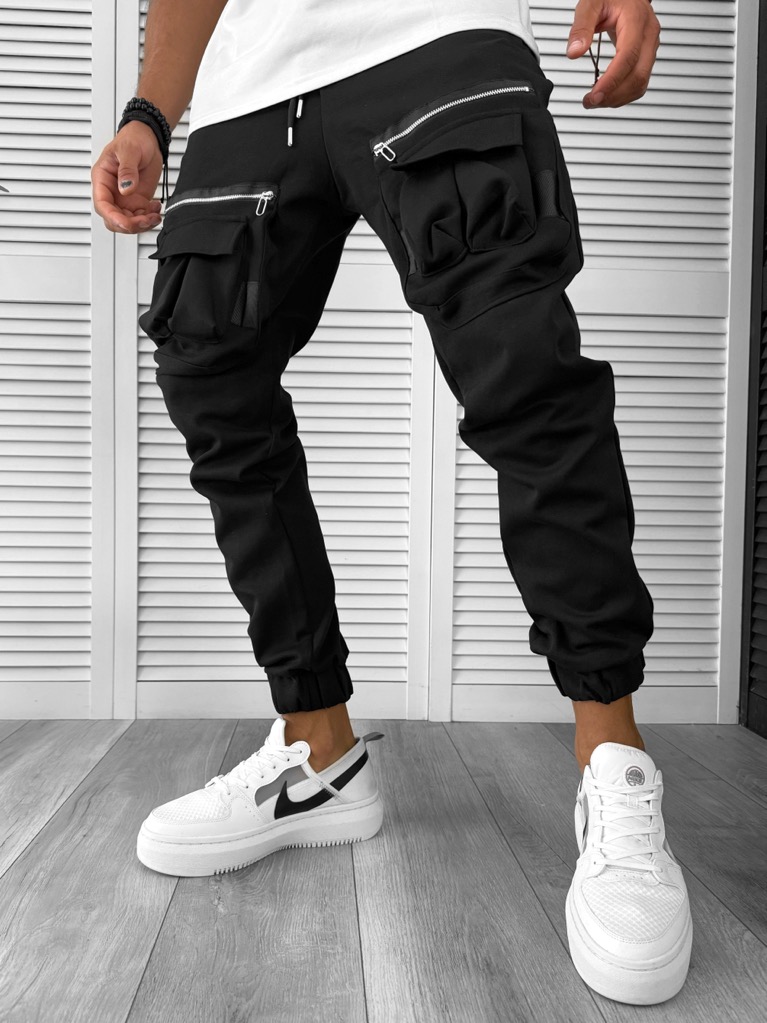 Pantaloni Trening Cargo Conici - Stil și Confort