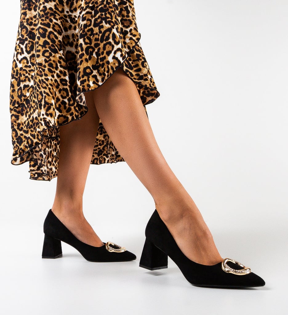Pantofi Tillie Negri - Eleganță și Stil - imagine 3