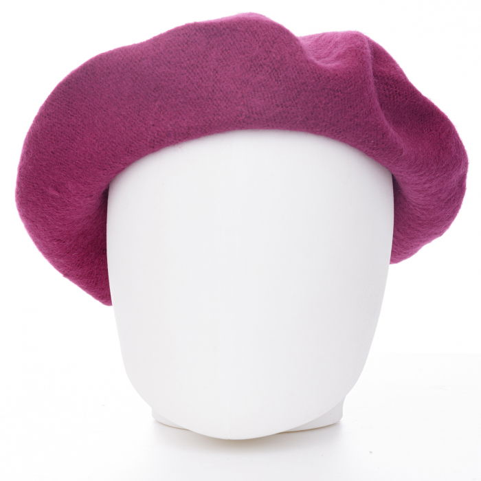 Bereta Mov Zmeură Shopika | Eleganță French Chic