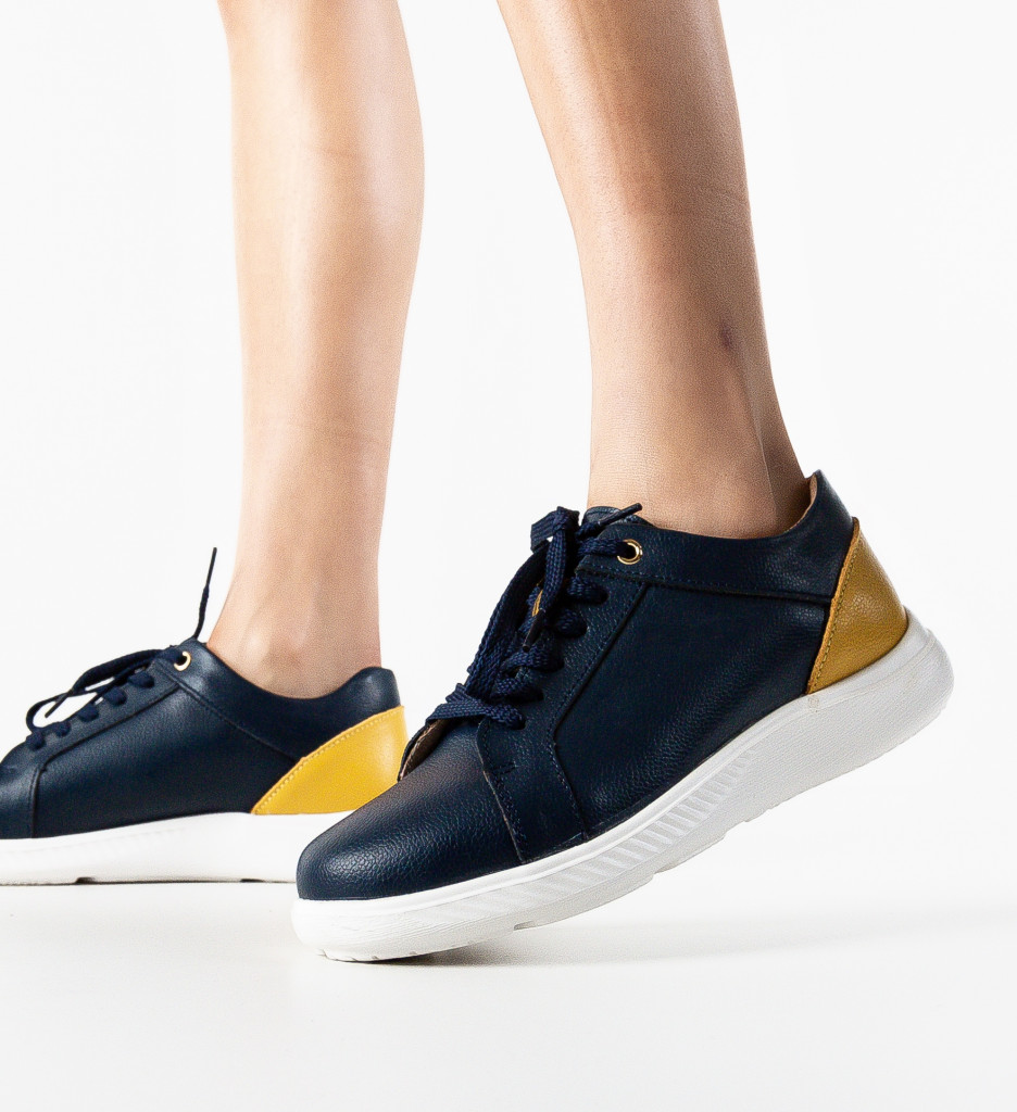 Pantofi Casual Rena Bleumarin - Confort și Stil - imagine 4