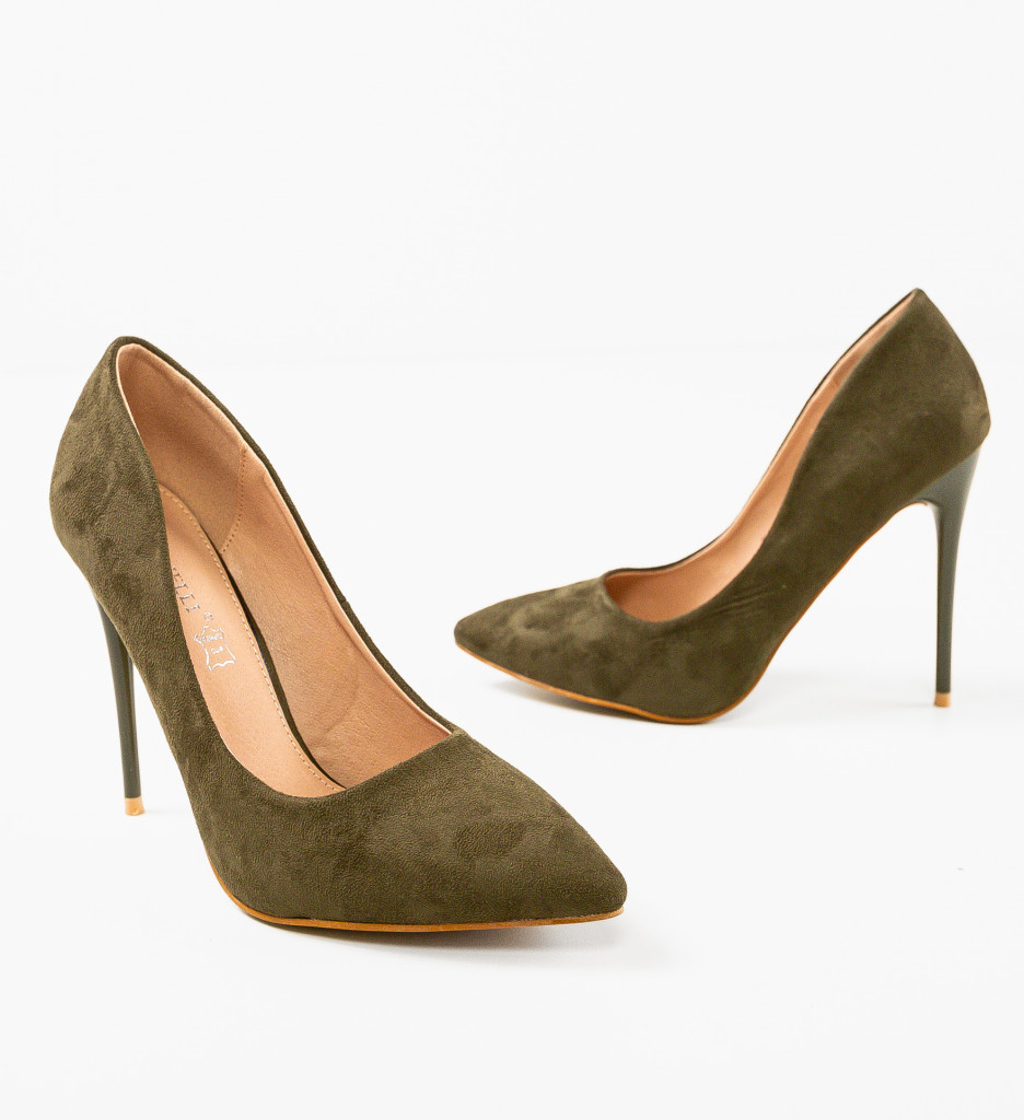Pantofi Spiro Khaki - Eleganță și Stil - imagine 5