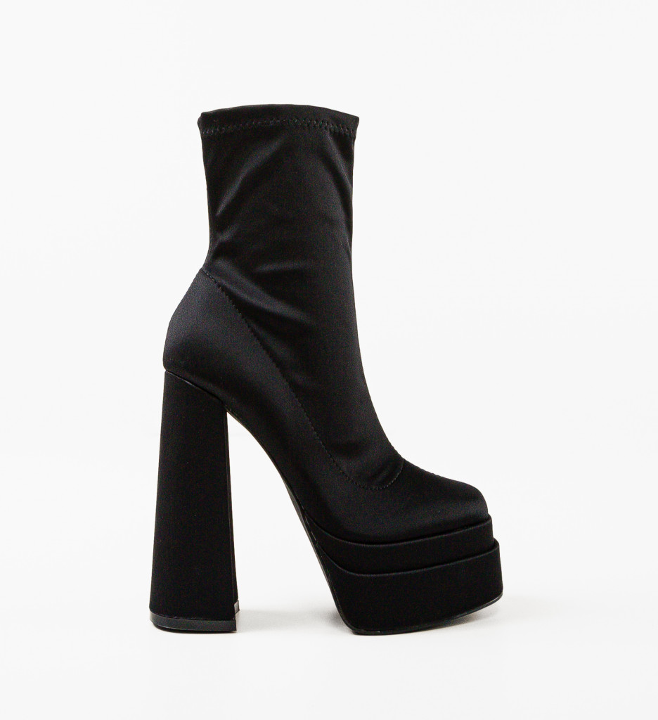 Botine Dama Platona Negre | Eleganță și Stil - imagine 5