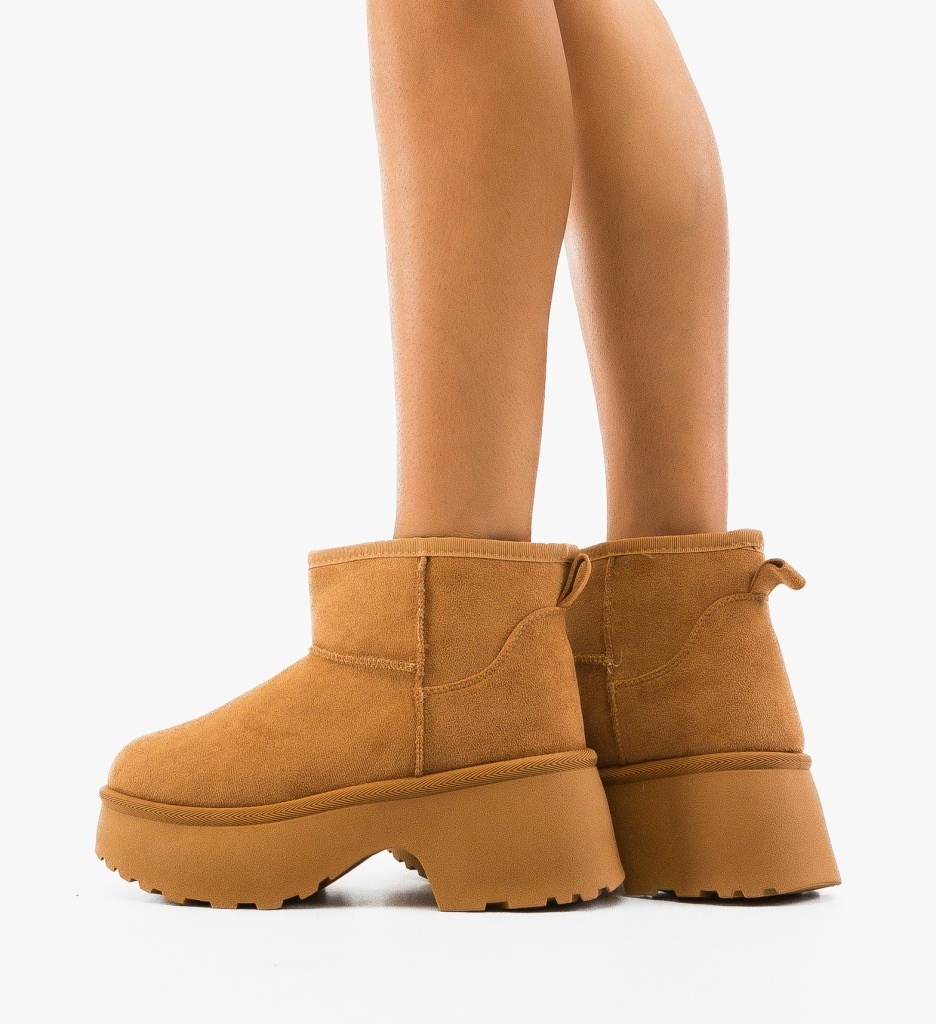 Ghete Dama Camel - Eleganță și Confort - imagine 3