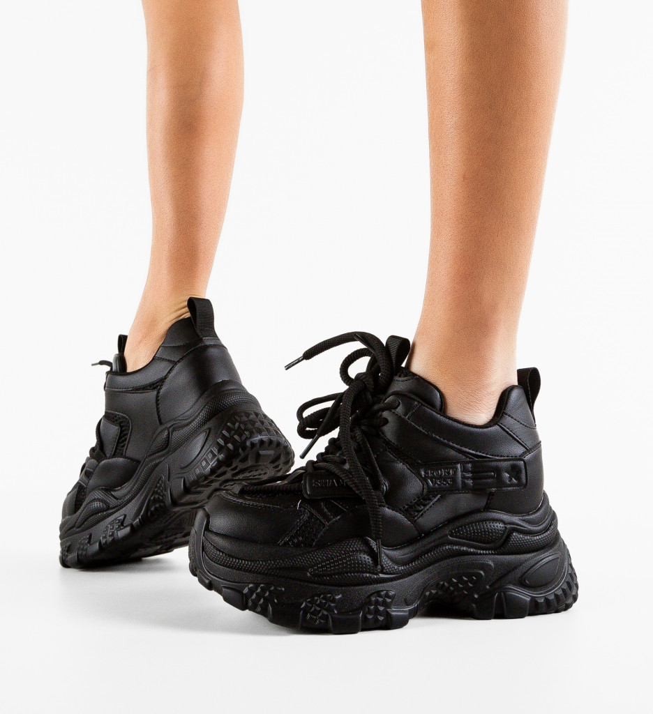 Sneakers Dama Shan Negri | Confort și Stil