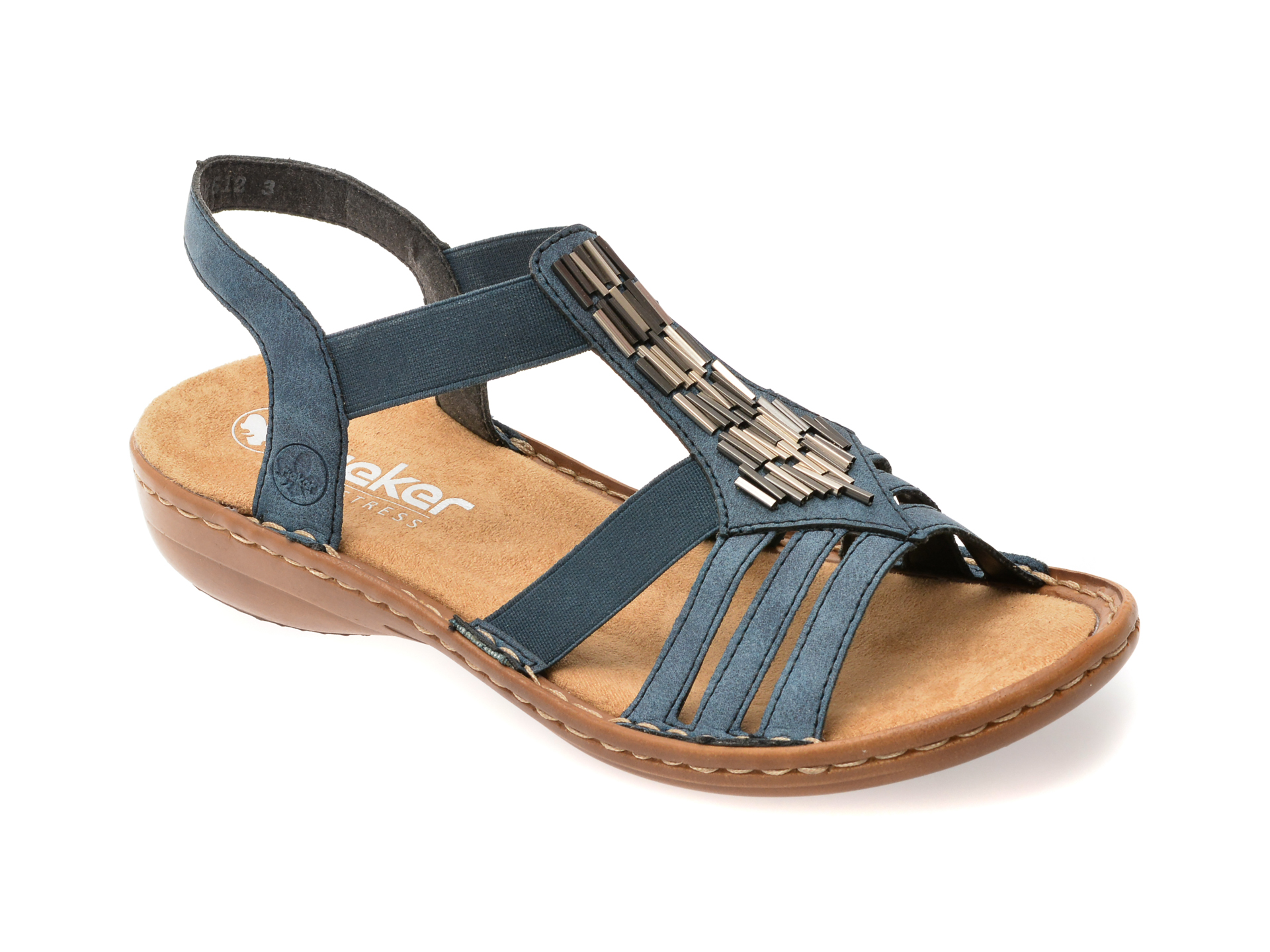 Sandale Rieker Confort Albastre | Piele Eco