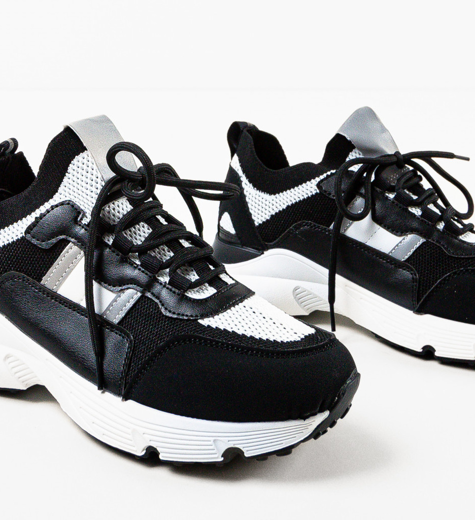 Sneakers Dama Gajan Negri | Confort și Stil - imagine 4