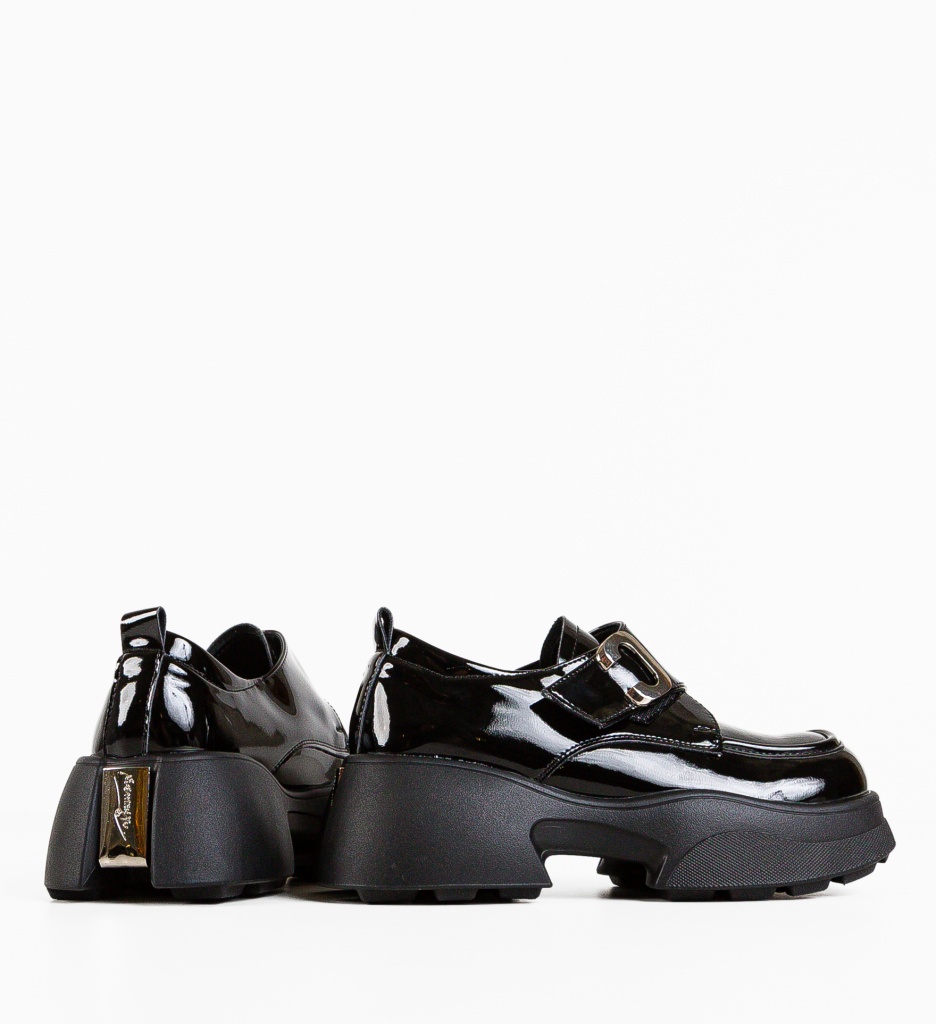 Pantofi Casual Urdela Negri - Eleganță și Versatilitate - imagine 6
