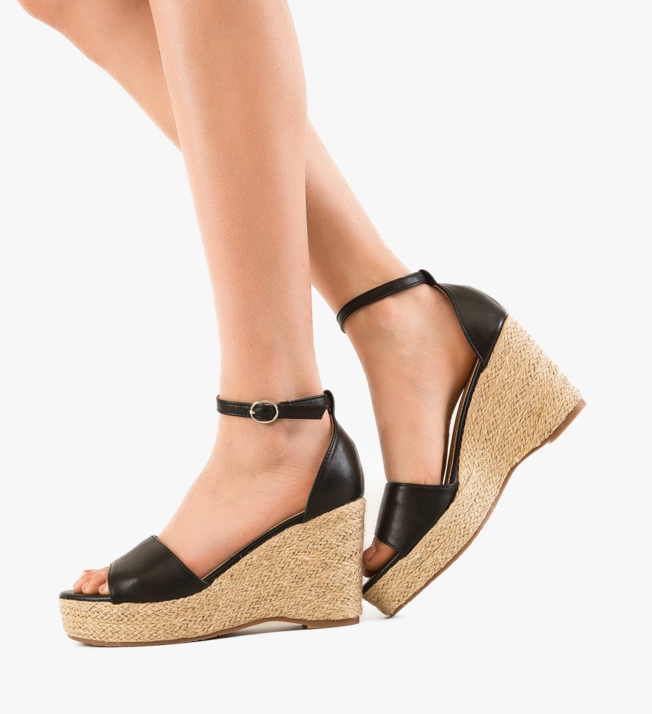 Platforme Dama Cyrus Negre - Stil si Confort - imagine 2