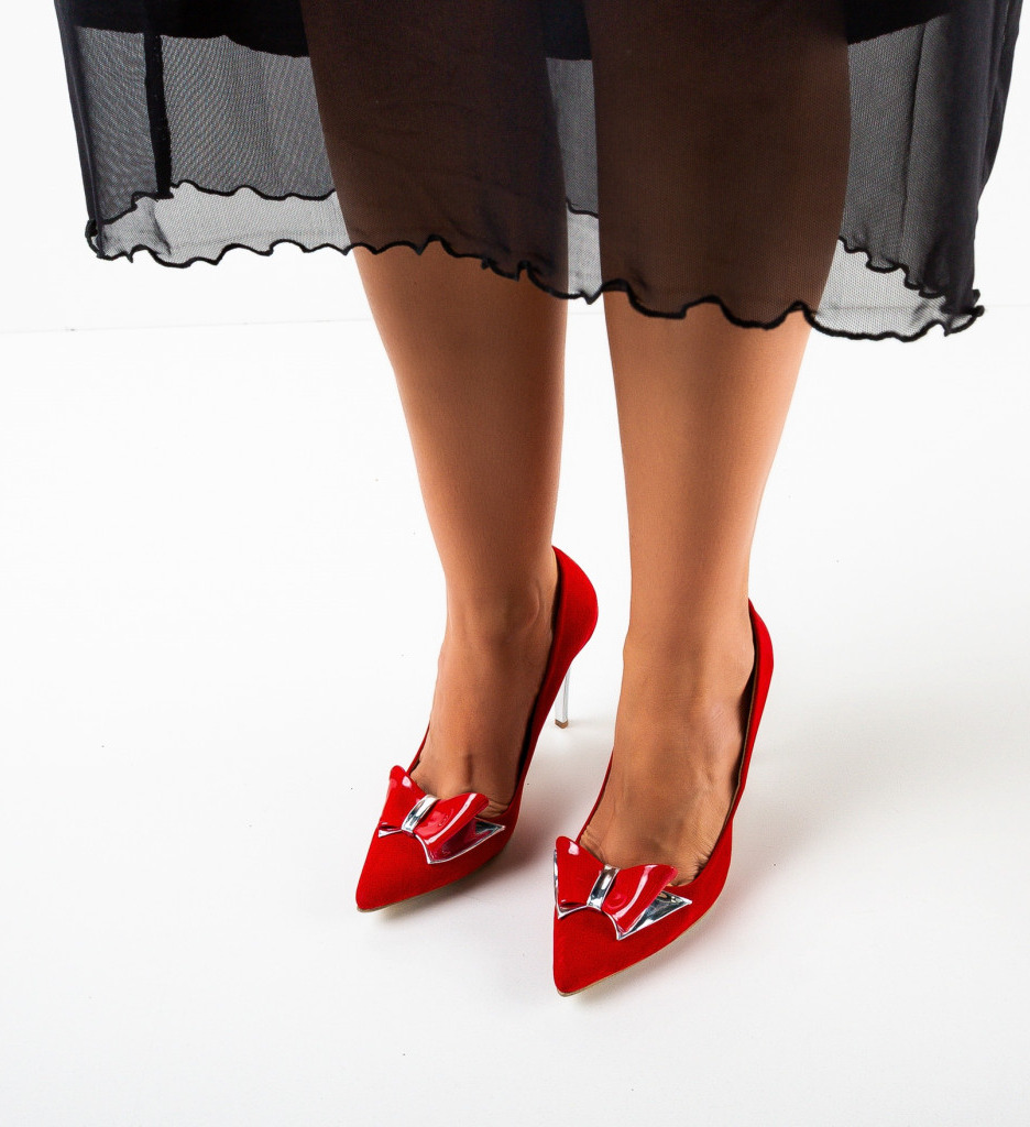 Pantofi Palas Rosii | Eleganță și Stil Feminin - imagine 2