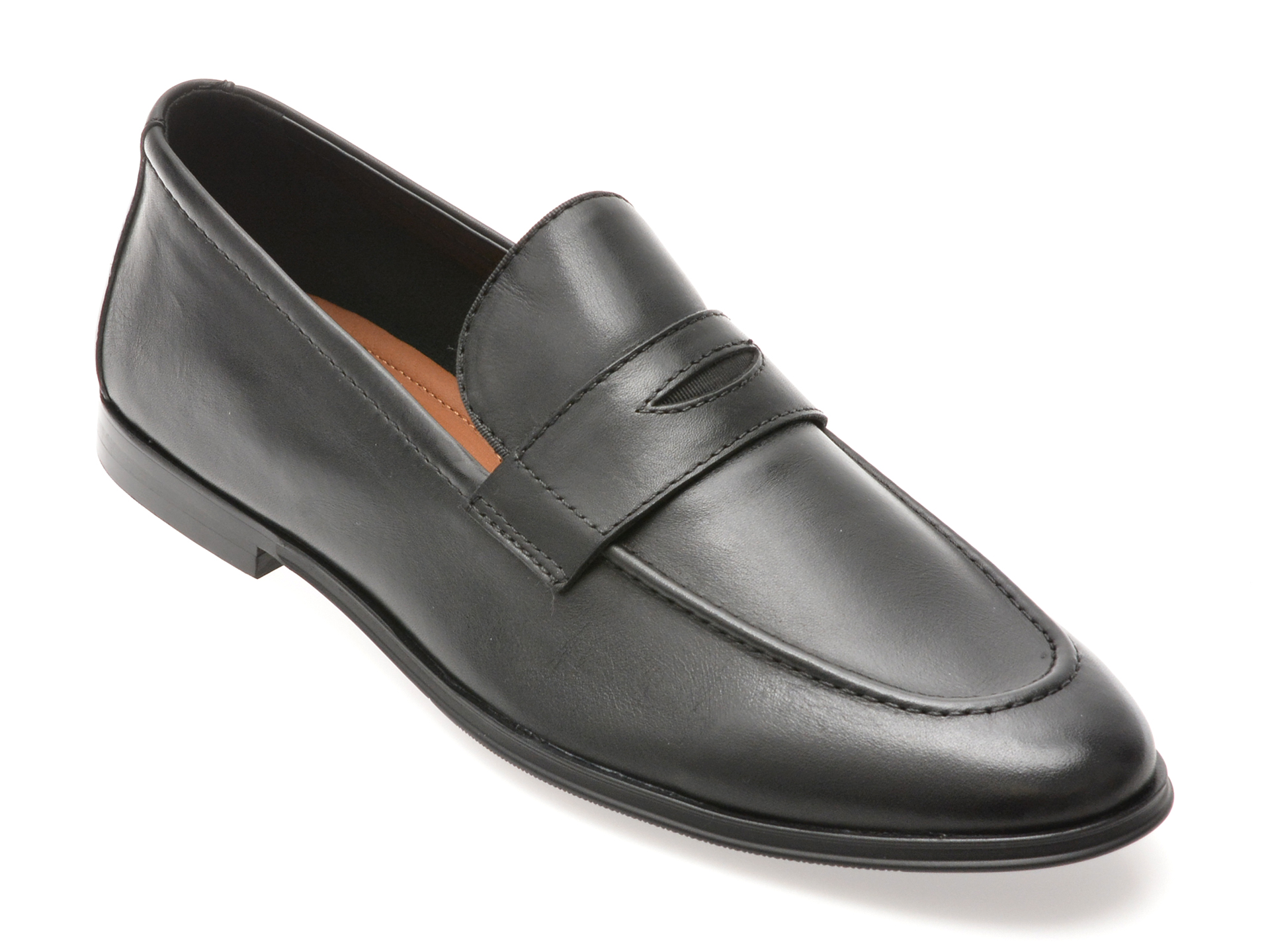 Mocasini ALDO negri din piele naturală