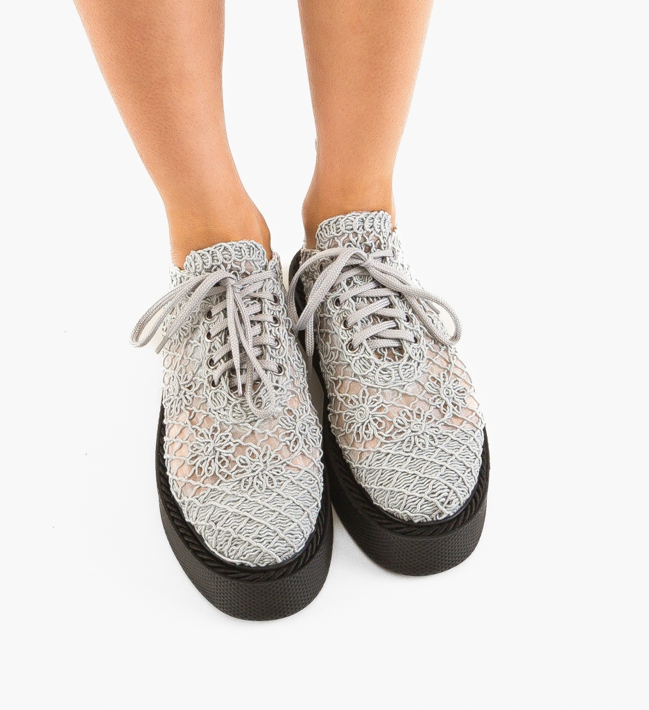 Pantofi Casual Ystory Gri - Confort și Stil - imagine 3