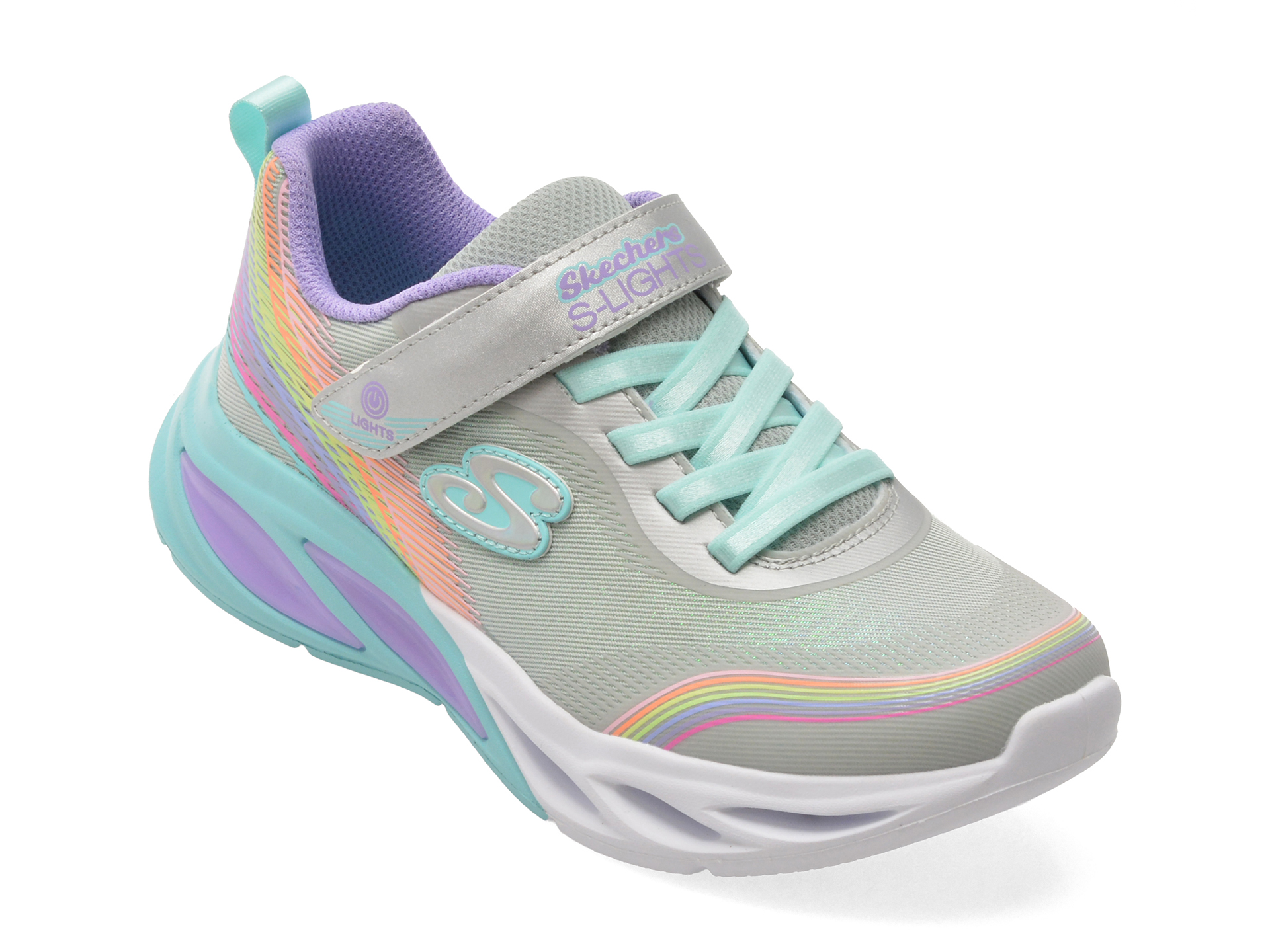 Pantofi Skechers Cosmic Glow Argintii